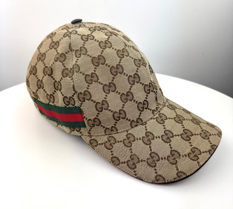 Gucci Original GG canvas baseball hat with Web