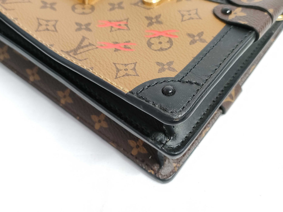 Louis Vuitton Reverse Monogram Trunk Clutch