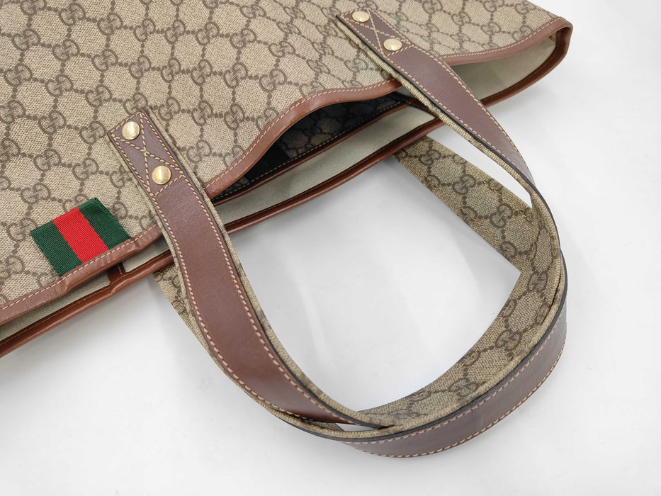 Gucci GG Plus Monogram Medium Signature Web Loop Tote