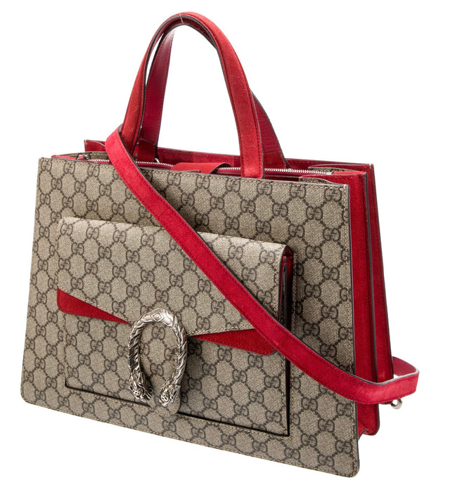 Gucci GG Supreme Dionysus top handle tote