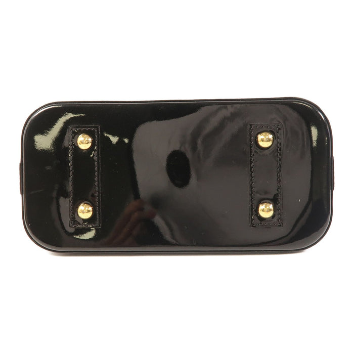Louis Vuitton Monogram Vernis Alma BB Black