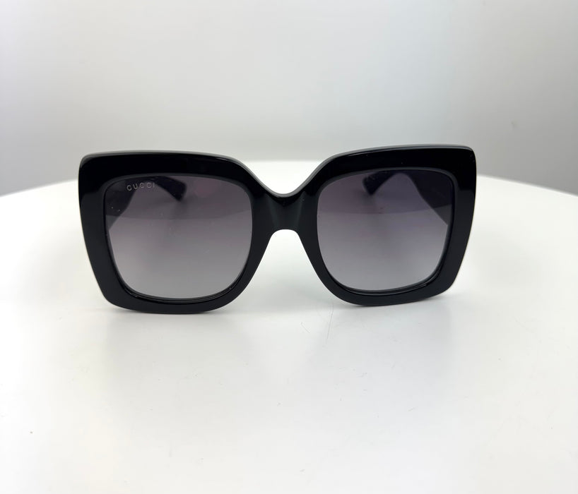 Gucci Acetate Square Sunglasses in Black