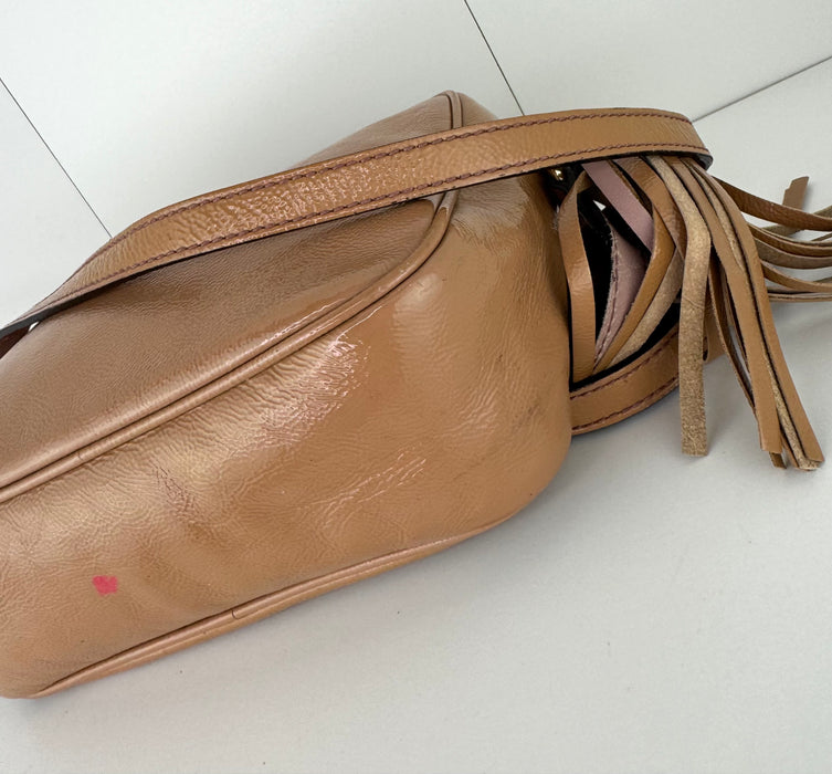 Gucci Soho Leather Patent  Disco Bag.