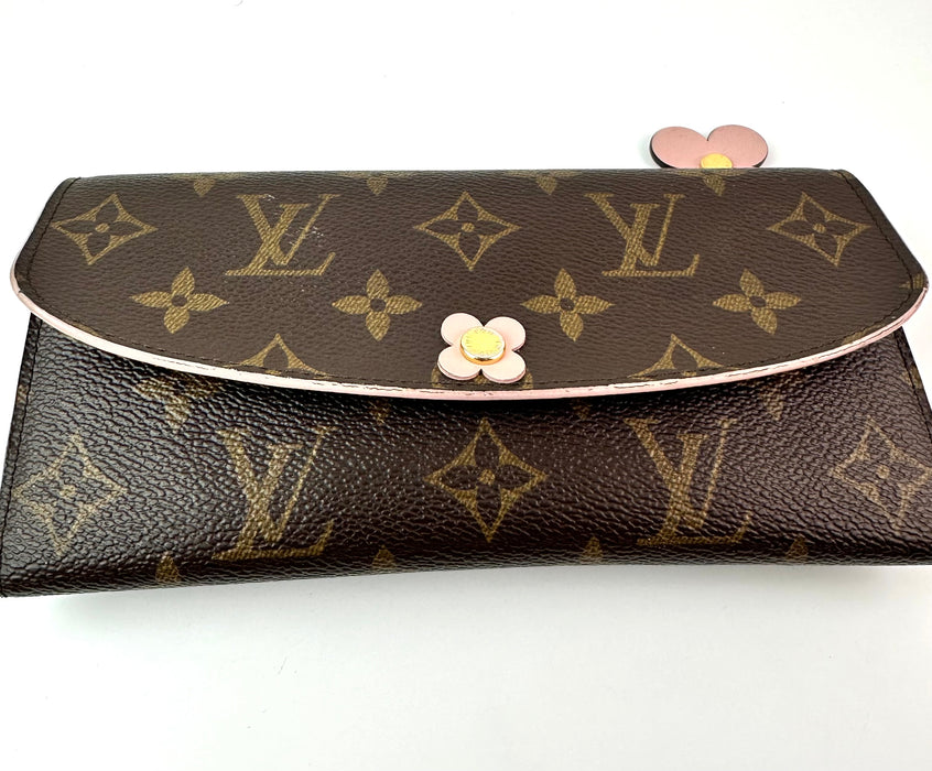 Louis Vuitton Emilie Blooms Flower Wallet
