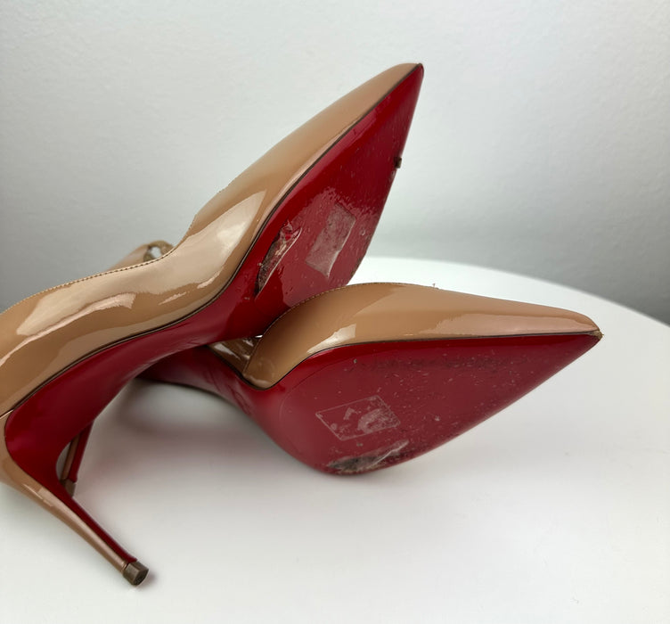 Christian Louboutin Women's Jumping 85 Patent-leather Pumps