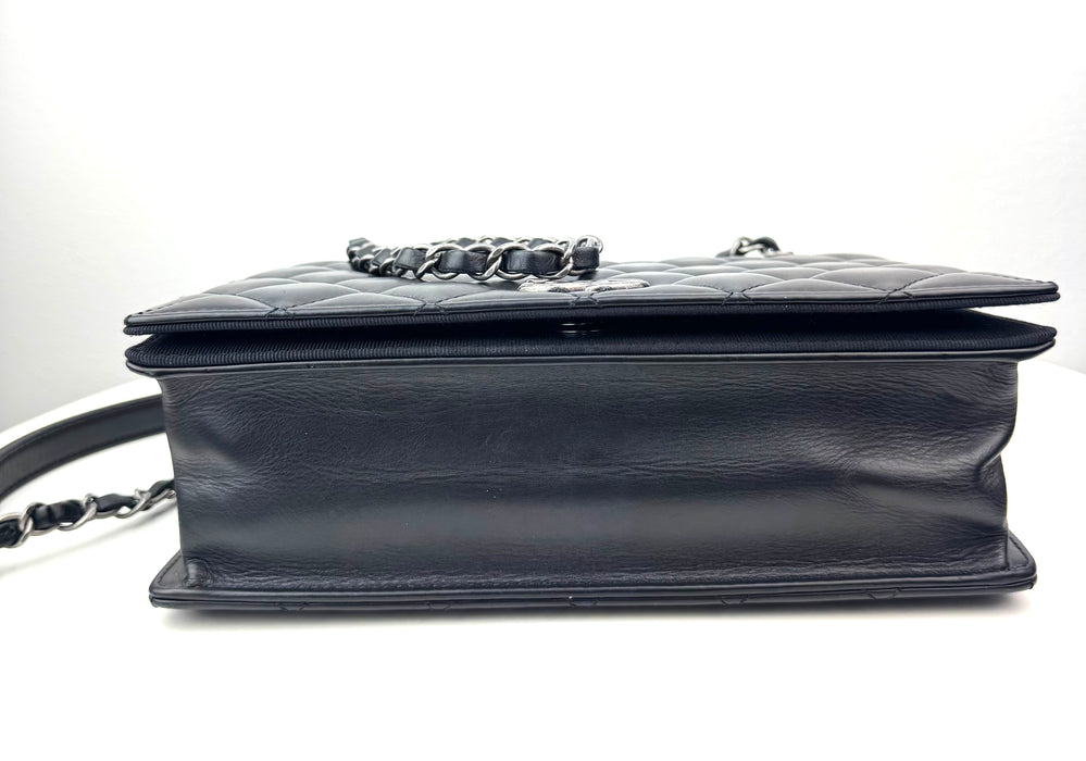 Chanel Calfskin Quilted Ballerine Flap Black