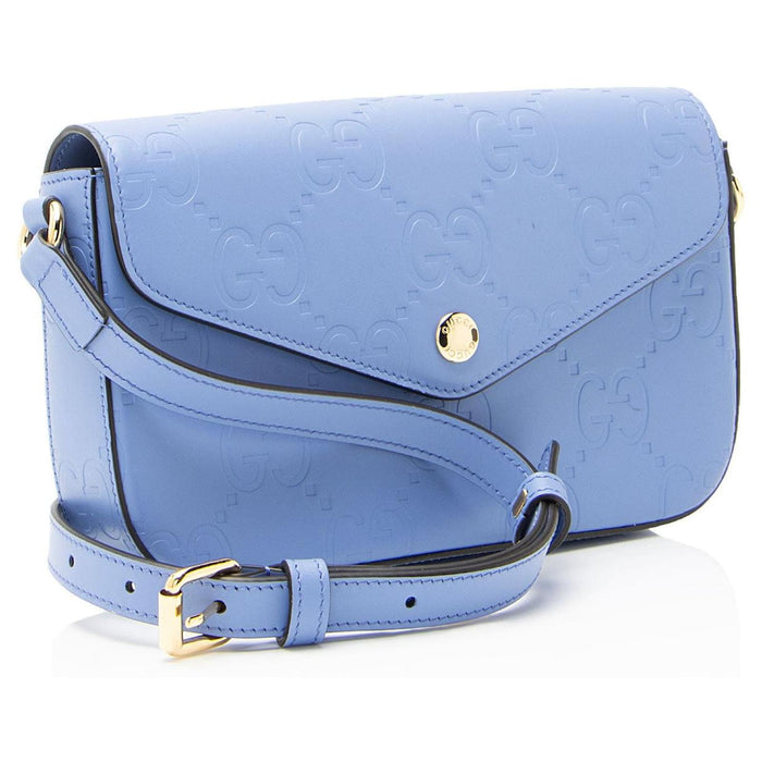 Gucci Jumbo GG Leather Mini Pochette