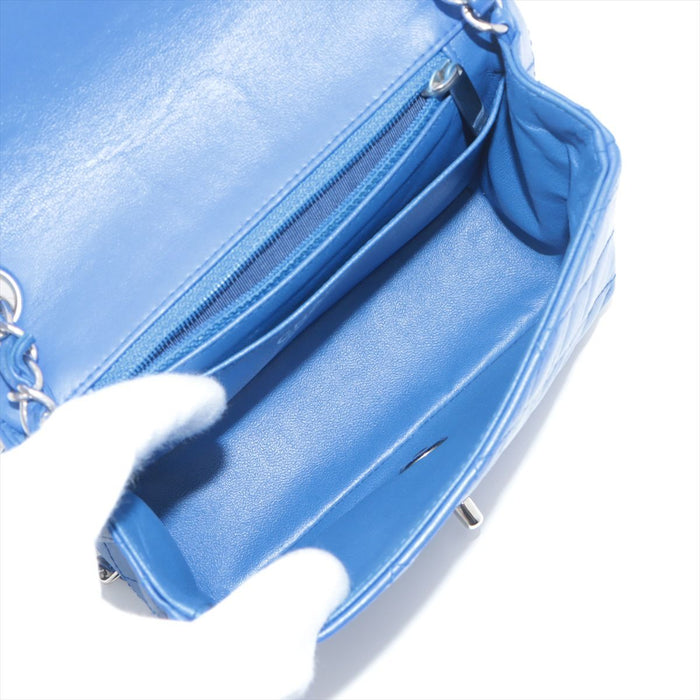 Chanel Lambskin Quilted Mini Square Flap