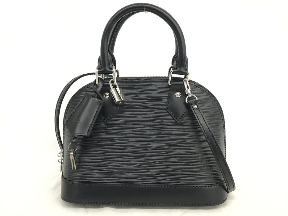 Louis Vuitton Epi Alma Bb Black