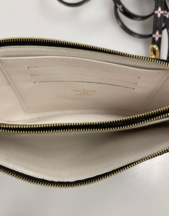 Louis Vuitton Monogram Giant Crafty Double Zip Pochette