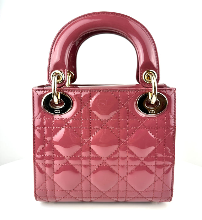 Dior Mini Lady Dior Bag in Patent Calfskin