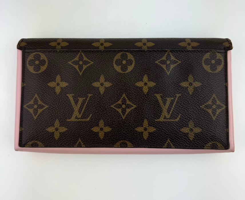 Louis Vuitton Wallet Flore Monogram Rose Ballerine
