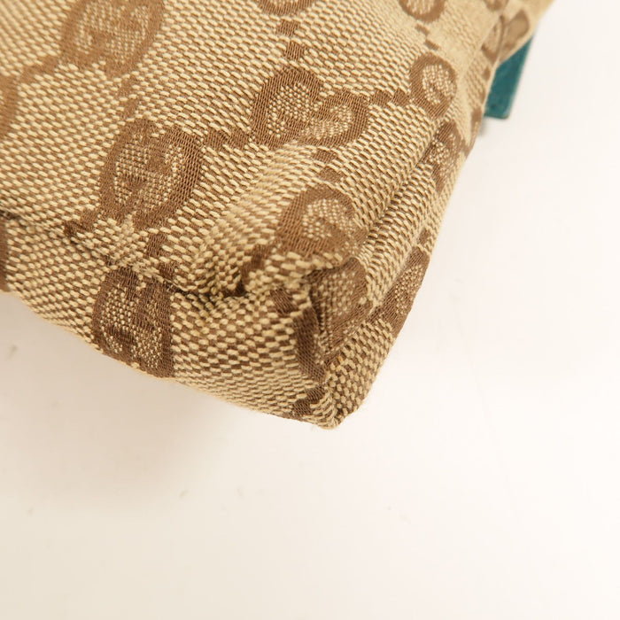 Gucci Gg Canvas Web Double Pocket Belt Bag