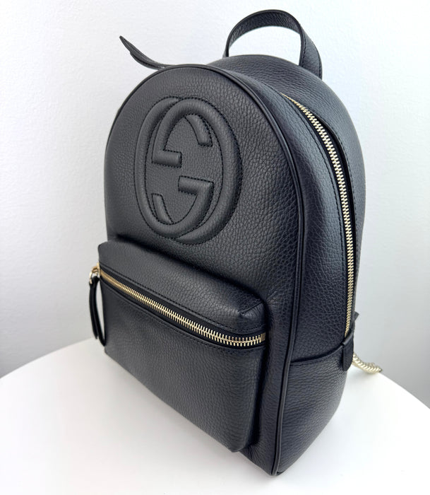 Gucci Soho Chain Backpack Black