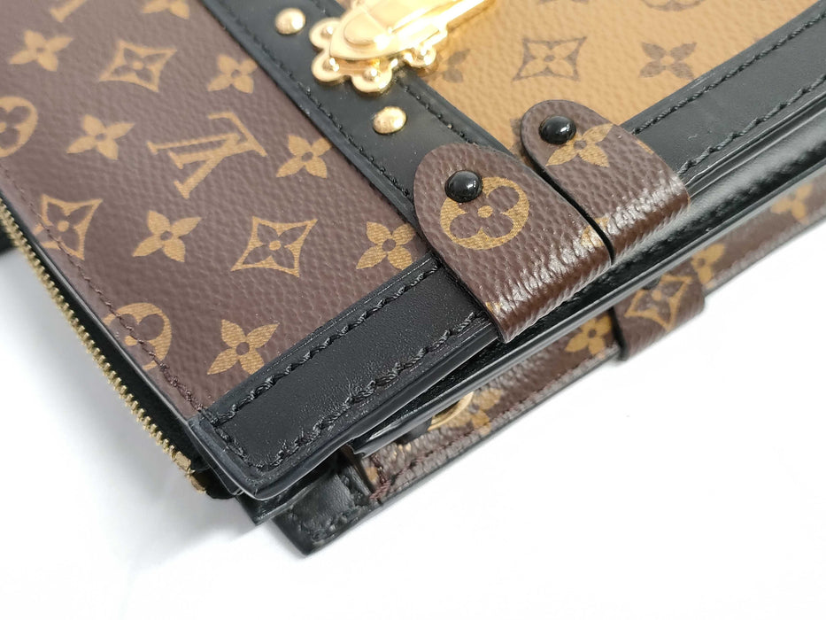 Louis Vuitton Reverse Monogram Trunk Clutch