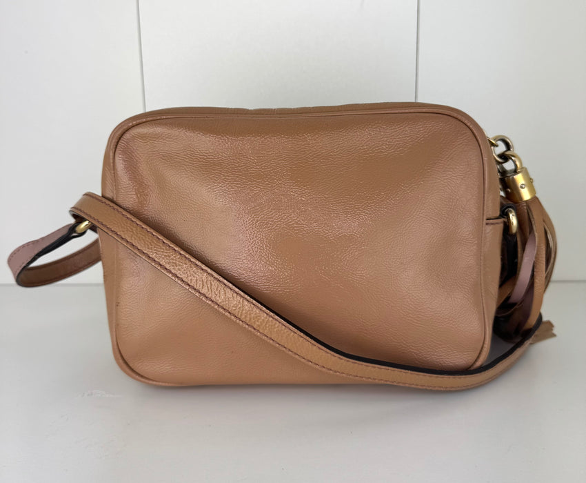 Gucci Soho Leather Patent  Disco Bag.