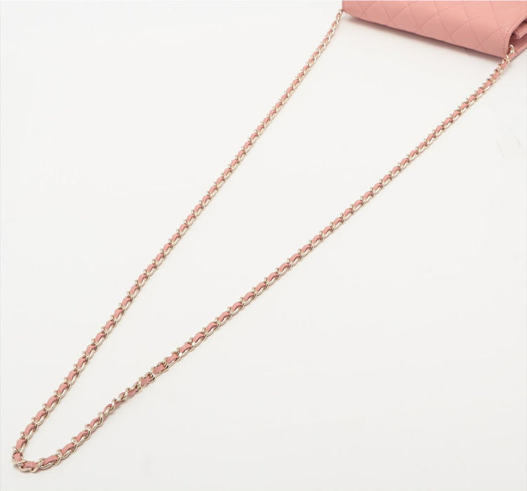 Chanel Lambskin Chain bag Pink Gold Hardware