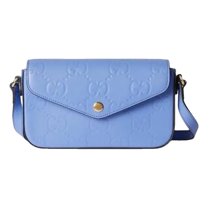 Gucci Jumbo GG Leather Mini Pochette