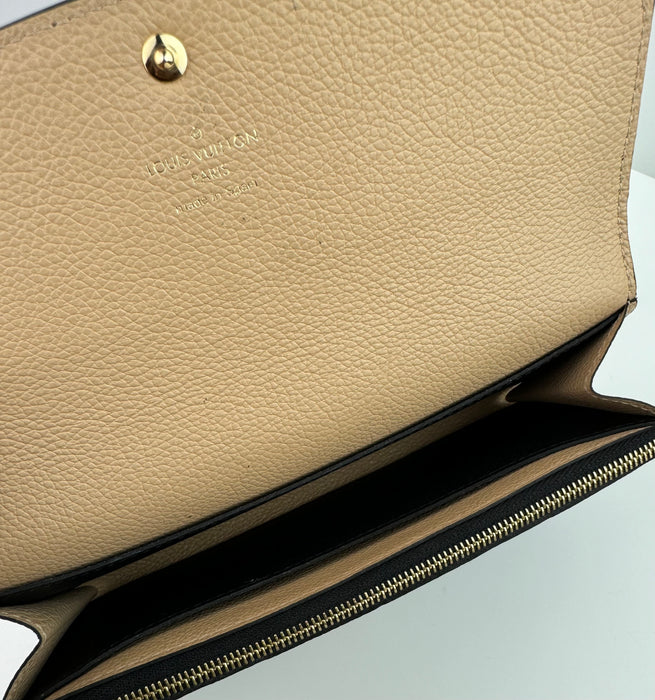 Louis Vuitton Emilie Wallet in Empriente Black