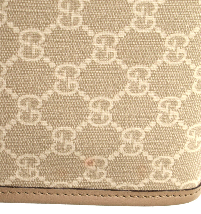 Gucci GG Supreme Monogram Textured Calfskin Mini Retro Interlocking G Tote Bag