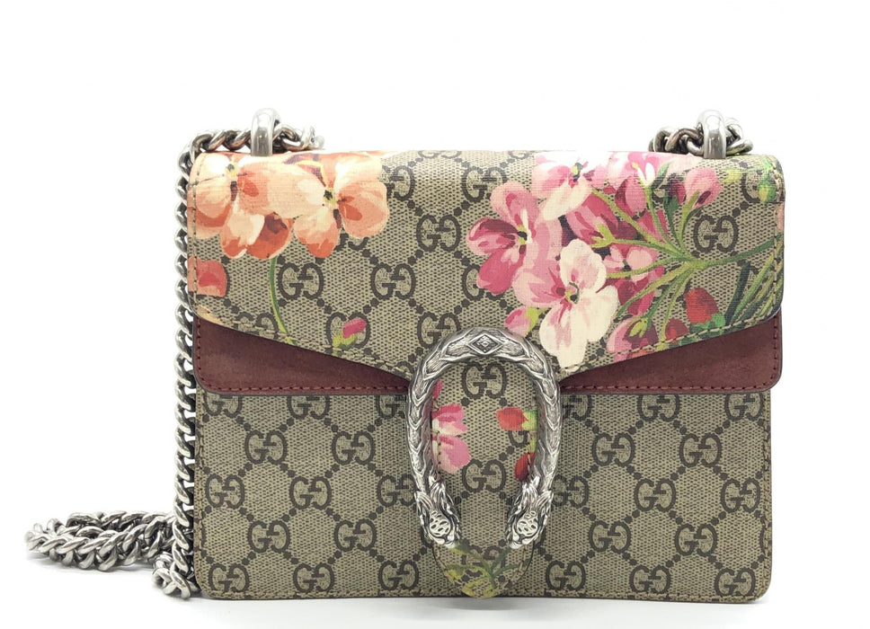 Gucci Dionysus Mini Shoulder Bag GG Supreme Blooms
