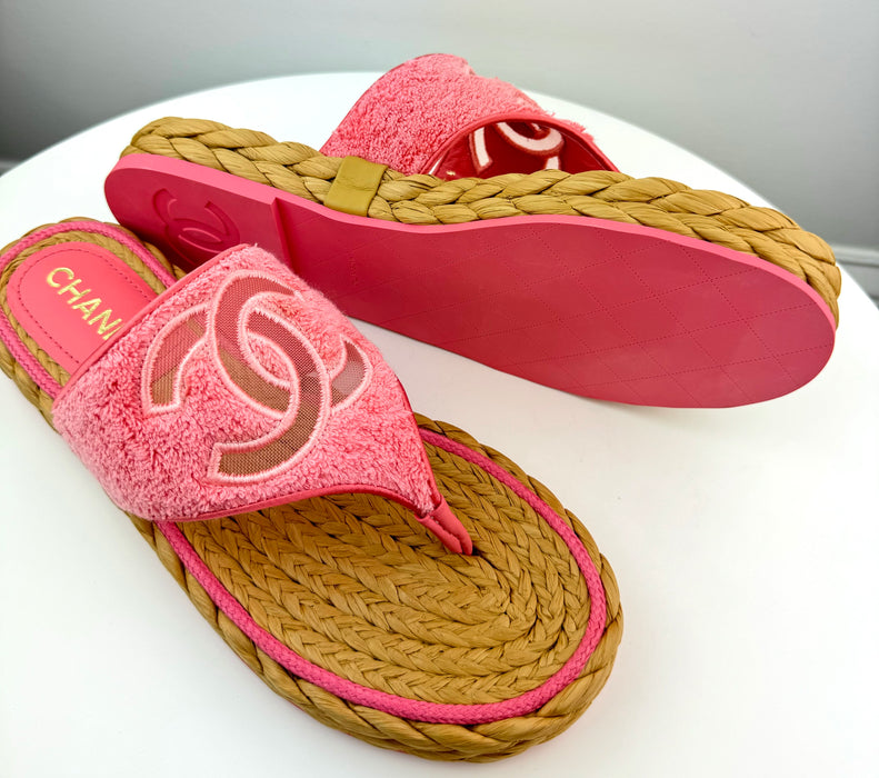 Cloth thong sandals deals