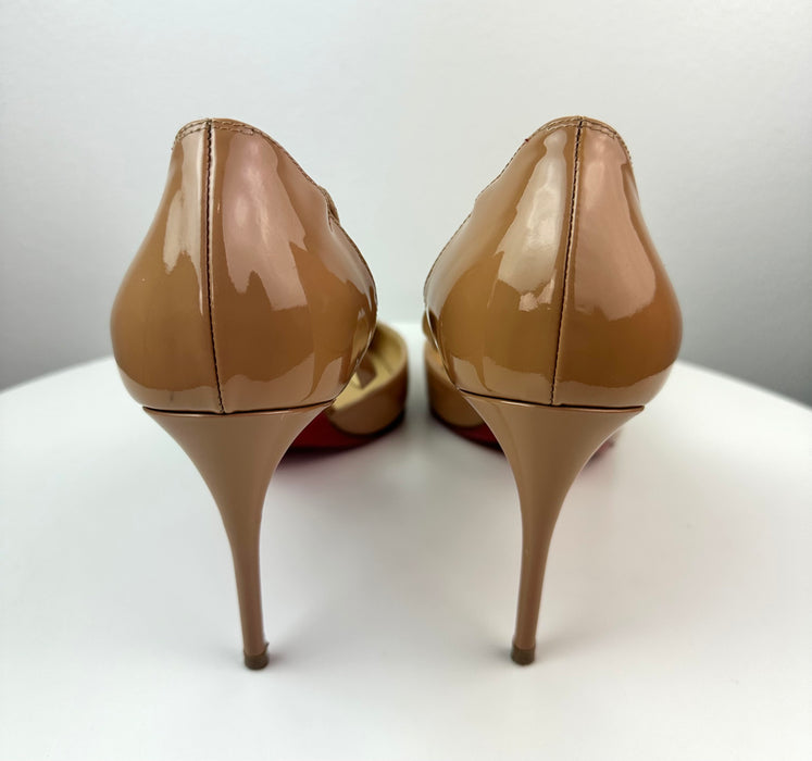 Christian Louboutin Women's Jumping 85 Patent-leather Pumps