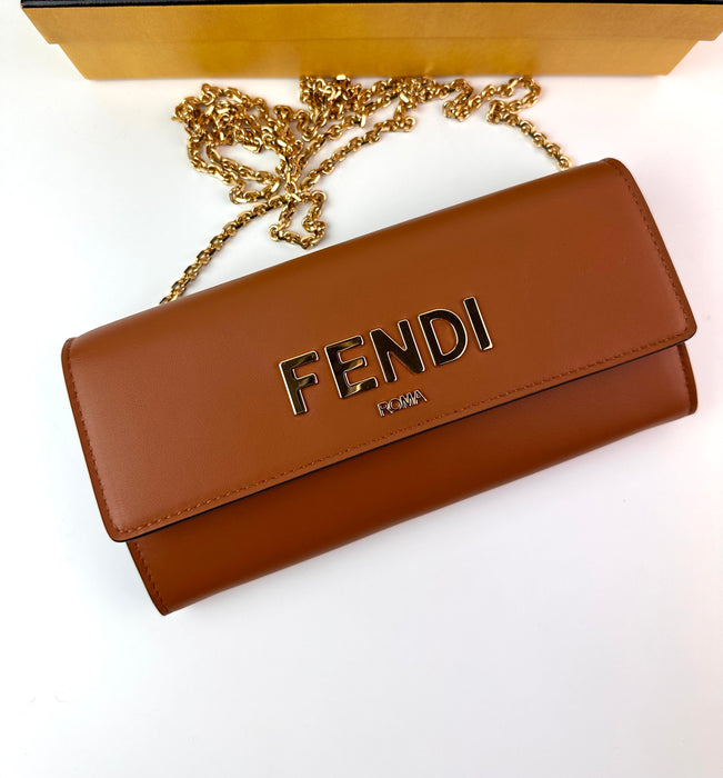 Fendi Roma continental Chain wallet