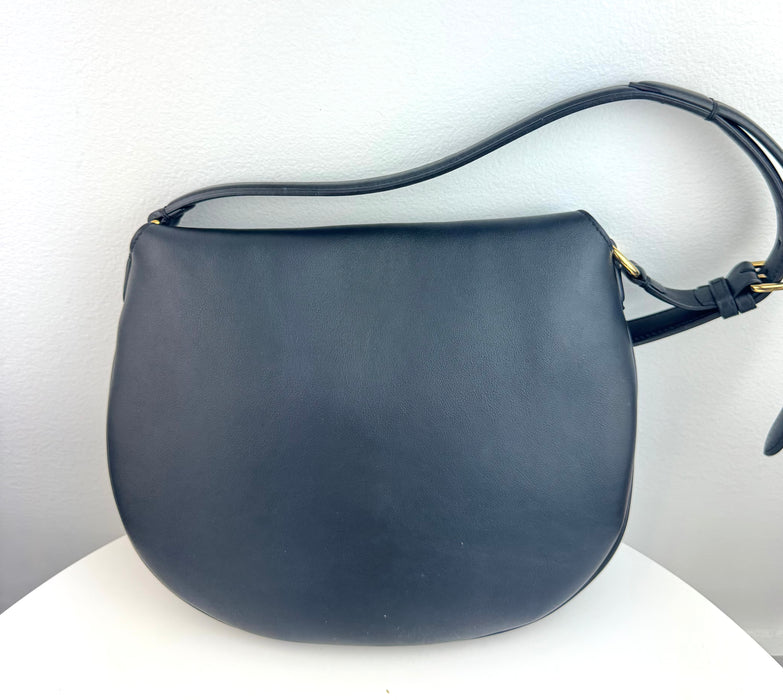 Fendi Vitello Grace Suede Small Croissant Hobo bag