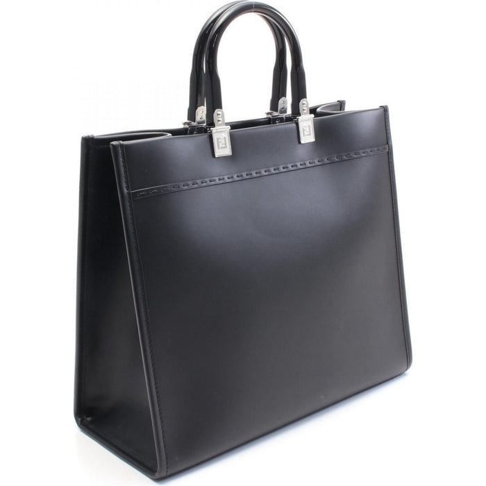 Fendi Medium Sunshine Shopper Black