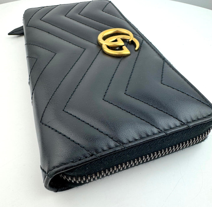 Gucci GG Marmont Zip Around Wallet
