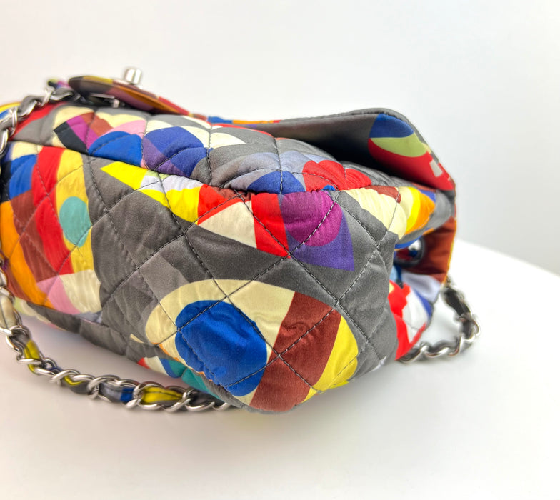 Chanel Nylon Printed Small Coco Color Flap Multicolor