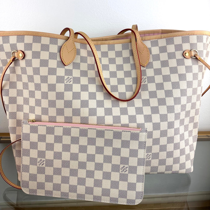 Louis Vuitton Neverfull GM Azur Rose Ballerine