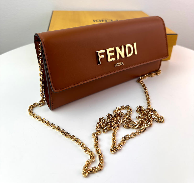 Fendi Roma continental Chain wallet