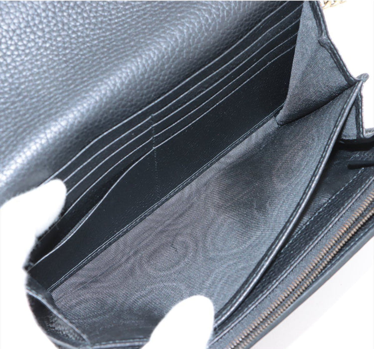 Gucci GG Black Marmont Chain Bag