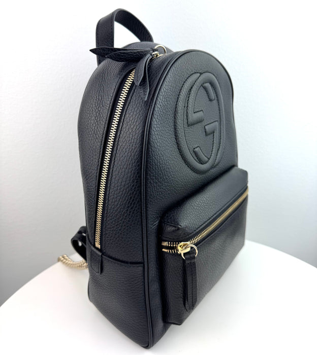 Gucci Soho Chain Backpack Black