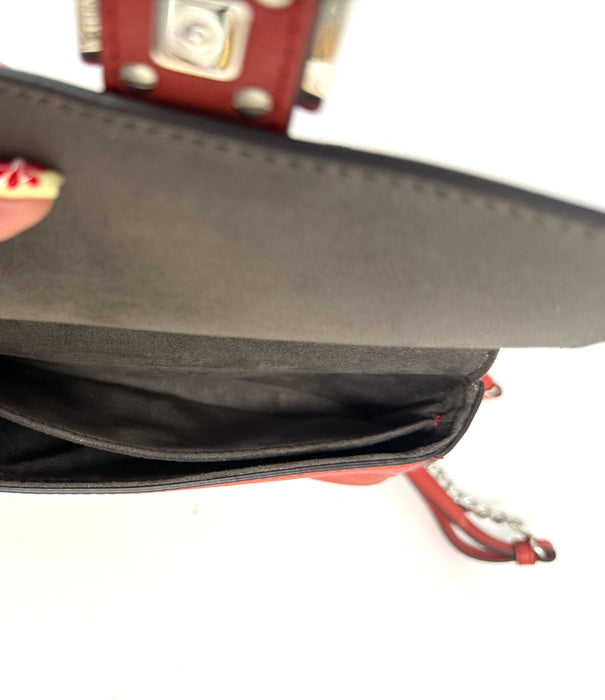 Vitello Dolce Flowerland Bi-Color Studded Micro Double Baguette