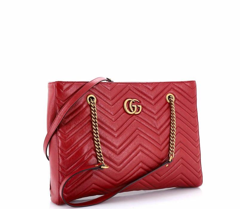 Gucci Medium GG Marmont Slim Tote