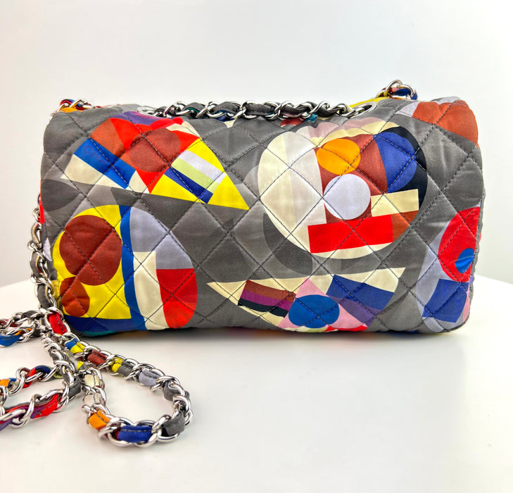 Chanel Nylon Printed Small Coco Color Flap Multicolor
