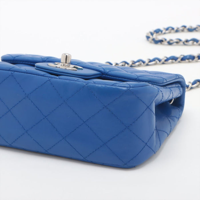 Chanel Lambskin Quilted Mini Square Flap
