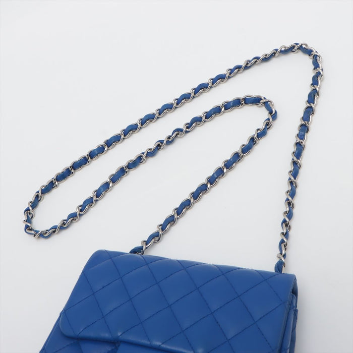 Chanel Lambskin Quilted Mini Square Flap
