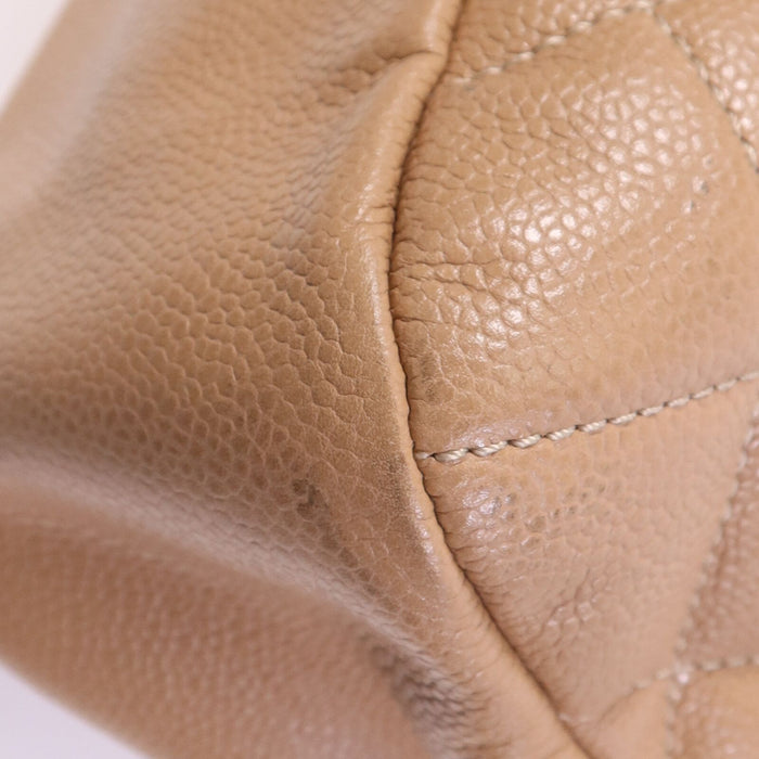 Chanel Caviar Quilted CC Timeless Soft Tote Nude