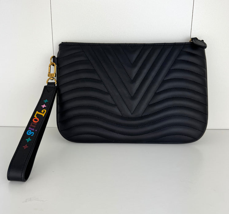 Louis Vuitton New wave Clutch black