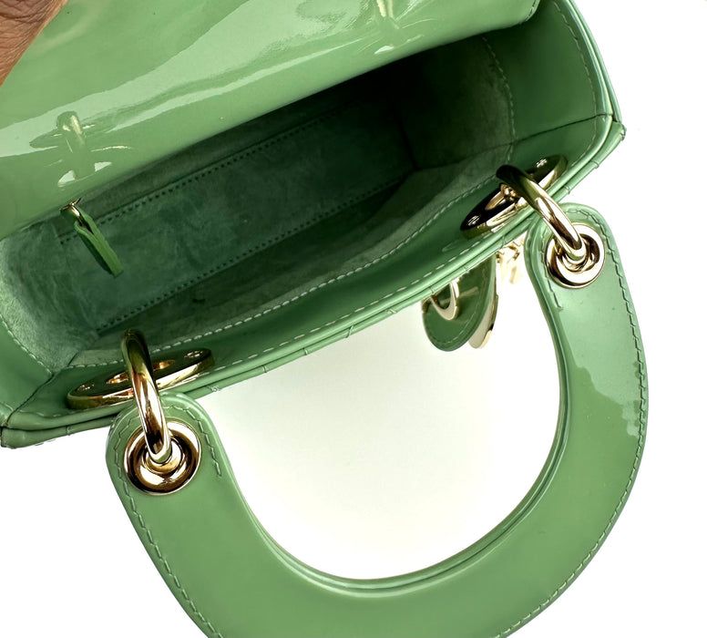 Dior Mini Lady Dior Bag in Patent Calfskin