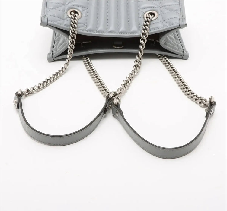 Gucci GG Marmont Chain Tote Bag Gray