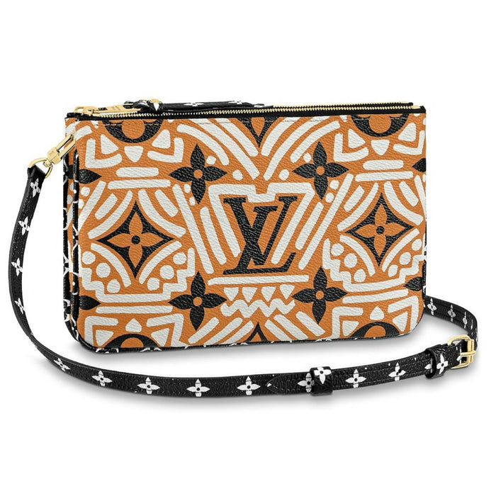 Louis Vuitton Monogram Giant Crafty Double Zip Pochette
