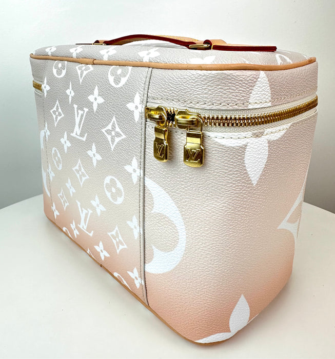 Louis Vuitton By The Pool Nice BB Monogram Giant Canvas Vanity Case Brume