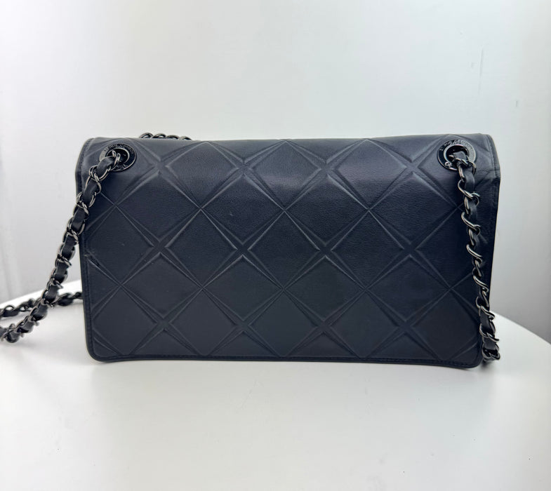 Chanel Calfskin Small Propeller Flap Black