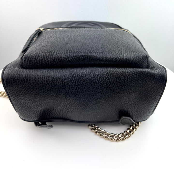 Gucci Soho Chain Backpack Black