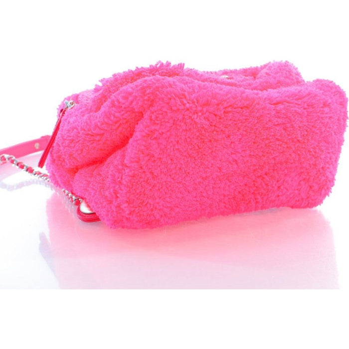 Chanel Coco Beach Backpack Quilted Terry Cloth Small